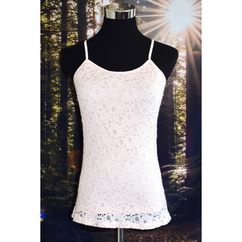 🦄Floral Lace Tank Top